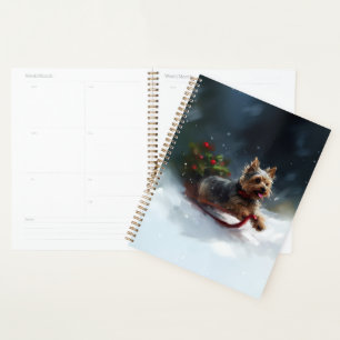 Agenda Yorkshire Terrier Natal neve inverno