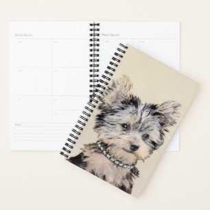 Agenda Yorkshire Terrier Puppy Pintura Original
