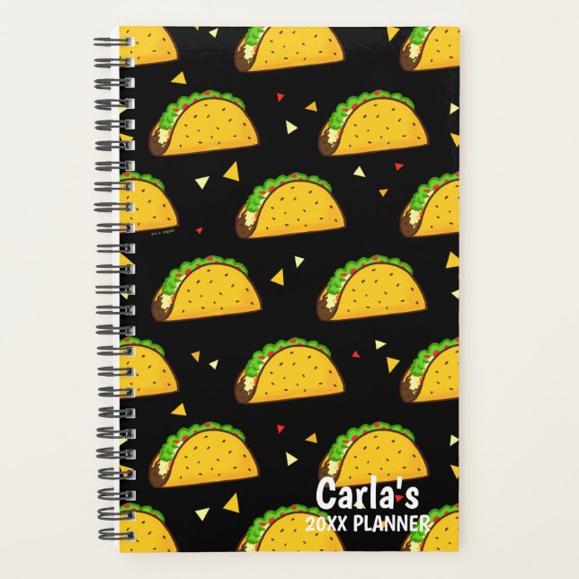 Agenda Yummy Taco Pattern (Frente)