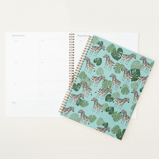 Agenda Zebra Monstera (Exibição)