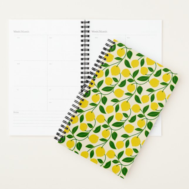 Agenda Zesty Lemons Planner (Exibição)