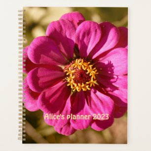 Agenda Zinnia Elegans Personalizado
