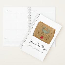 Agenda Zodiac - Cancer - Personalized Day Planner