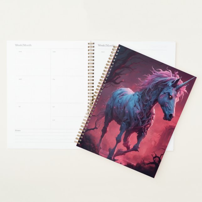 Agenda Zombie Unicorn (Exibição)