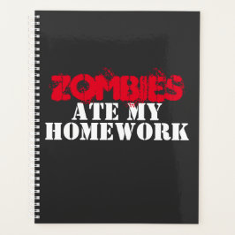 Agenda "Zombies Ate My Homework" Morto