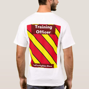 Agente de Treinamento Chama Camiseta Vermelha/Amar