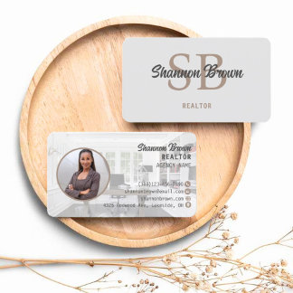 Agente imobiliário Cartão de visita | Imobilizador