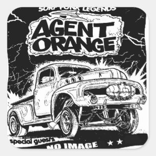 Agente Laranja "Rat Rod" Adesivos Skate Punk