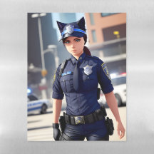Agente policial catgirl