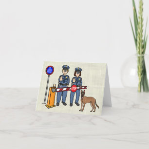 Agentes de patrulha de borda dos EUA e Cartões de 