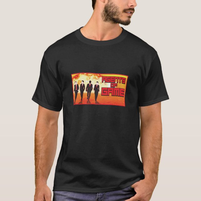 Agentes do jogo - t-shirt escuro (Frente)