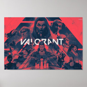 Agentes valorantes poster