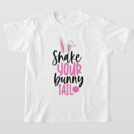 Agite a camiseta Páscoa das suas garotas