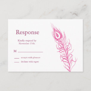 Agite seu RSVP 2 (fuchsia) de Penas da Cauda