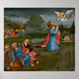 Agonia no Jardim - B. di Giovanni Fine Art Poster