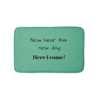 Agora ouve isto - tapete de banho