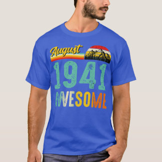 Agosto de 1941 Camisa de Presente de Aniversário V