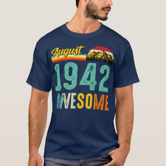 Agosto de 1942 Camisa de Presente de Aniversário V