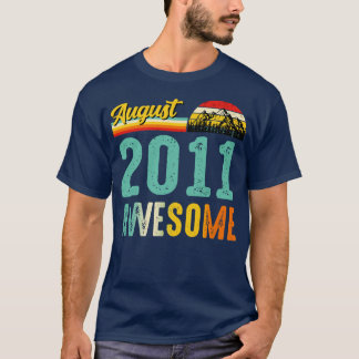 Agosto de 2011 Camisa de Presente de Aniversário V