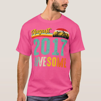 Agosto de 2017 Camisa de Presente de Aniversário V