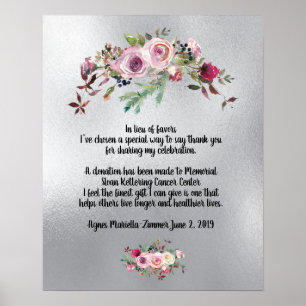 Agradece à doação Angela do poster