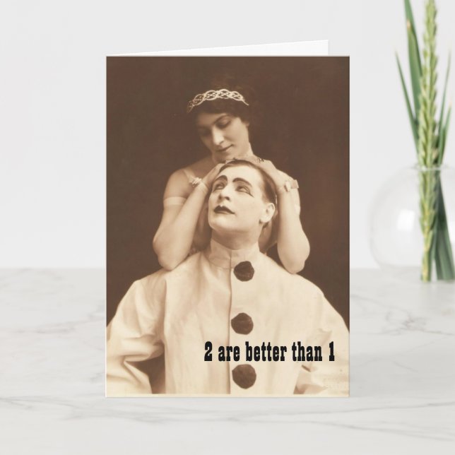 Agradecimento 2 são melhores de 1 cartão do verso da bíblia (Frente)