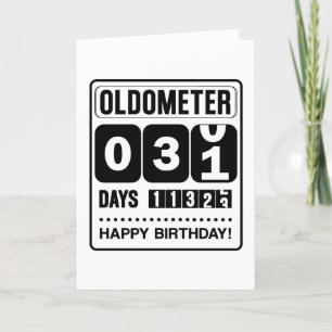 Agradecimento 31º Cartão Oldometer de Aniversário
