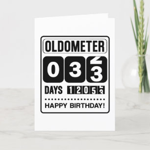 Agradecimento 33º Cartão Oldometer de Aniversário