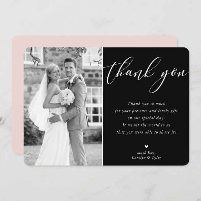 AGRADECIMENTO A VOCÊS A fotografia caligrafia eleg (Frente/Verso)