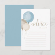 Ah, garoto! Cartão de Aviso do Balão de Aquarela