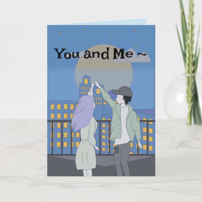 AGRADECIMENTO ALCANCE PARA O CARTÃO DE AMOR DE ESTRELAS (Frente)