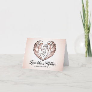 Agradecimento Amor Como Um Cartão Cristão Dia de as mães Mãe