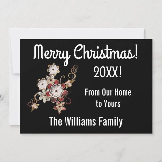 Agradecimento Anjos, Joias e Flores de Espontamento Cartão de Na (Frente)