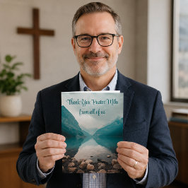 Agradecimento ao Pastor da Praia Rocky da Congrega