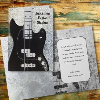 Agradecimento ao Pastor de Música por Guitarra