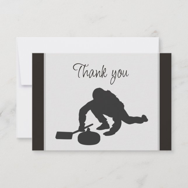 Agradecimento ao Voluntário de Curling (Frente)