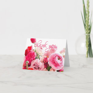 Agradecimento aquarela Letra manuscrita Rosas Chic