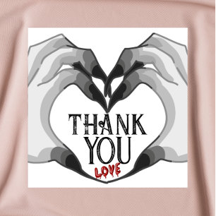 Agradecimento Até que a Morte Nos Separe   Cartão de Agradecimen