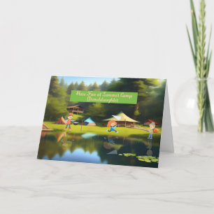 Agradecimento Avó do Campo de Verão do Cartão dos Avós