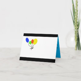 Agradecimento B002 - Cartão Espelho de Aniversário Skyline