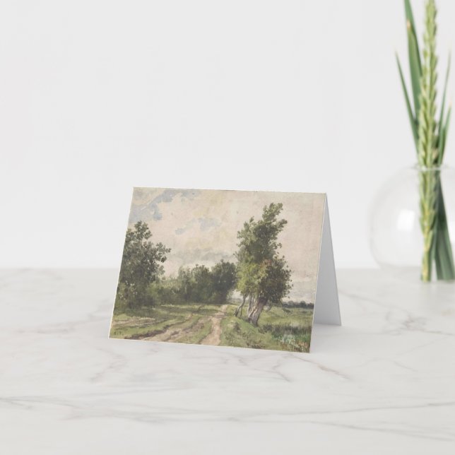 Agradecimento Belo cartão de vazio para se expressar (Frente)