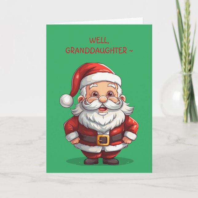 AGRADECIMENTO BOM CARTÃO DE NATAL PARA AVÓ (Frente)