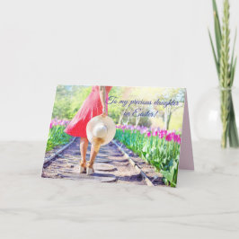 AGRADECIMENTO CAMINHO FLORAL - CARTÃO DE PÁSCOA PARA FILHA