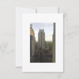 Agradecimento Cartão com Estilo de Pintura a Óleo da Vista do Ce