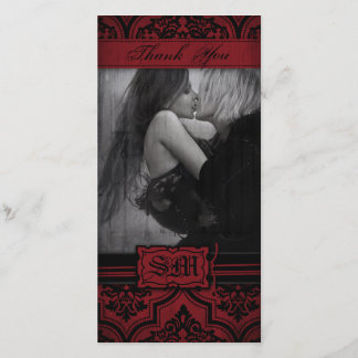 Agradecimento Cartão com fotos da Noite de Vampiro TY