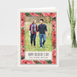 Agradecimento Cartão com fotos de Dia de os namorados de quadro 