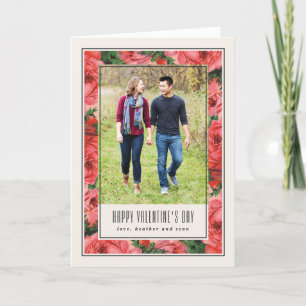 Agradecimento Cartão com fotos de Dia de os namorados de quadro 