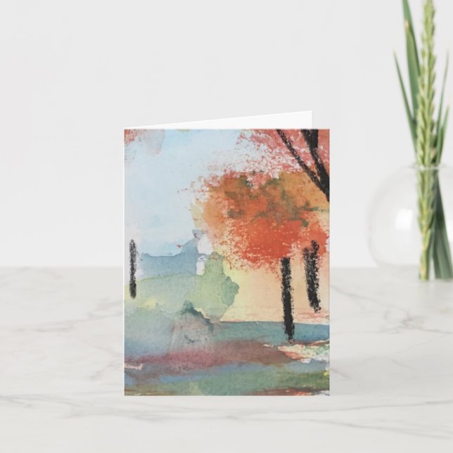 Agradecimento Cartão de Ação de Graças (Frente)