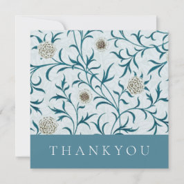 AGRADECIMENTO CARTÃO DE AGRADECIMENTO: WILLIAM MORRIS : DESIGN F