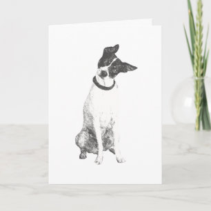 Agradecimento Cartão de Amizade Cão Cachorro